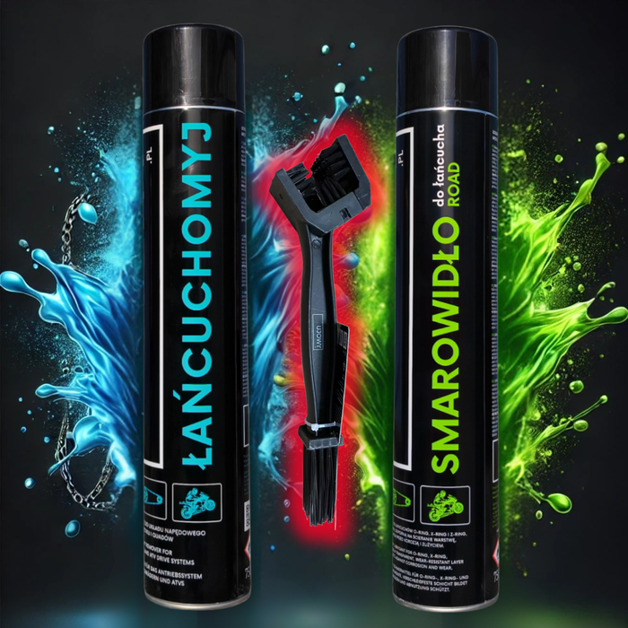 Ujowy set Łańcuchomyj + Smarowidło Road + BRUSH
